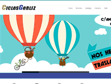 Tablet Screenshot of ciclosgorliz.com